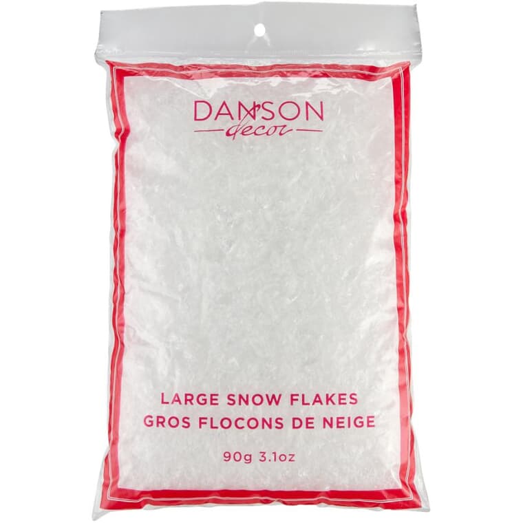 90g Large Artificial Snow Flakes