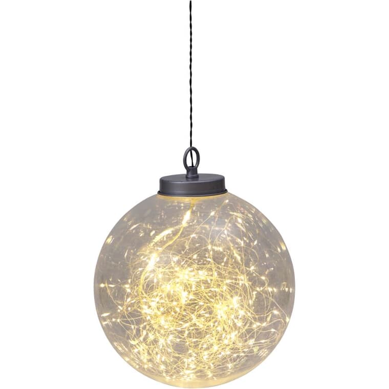 7.8" Hanging Sphere - 50LED Colour Changing Lights + Battery Operated