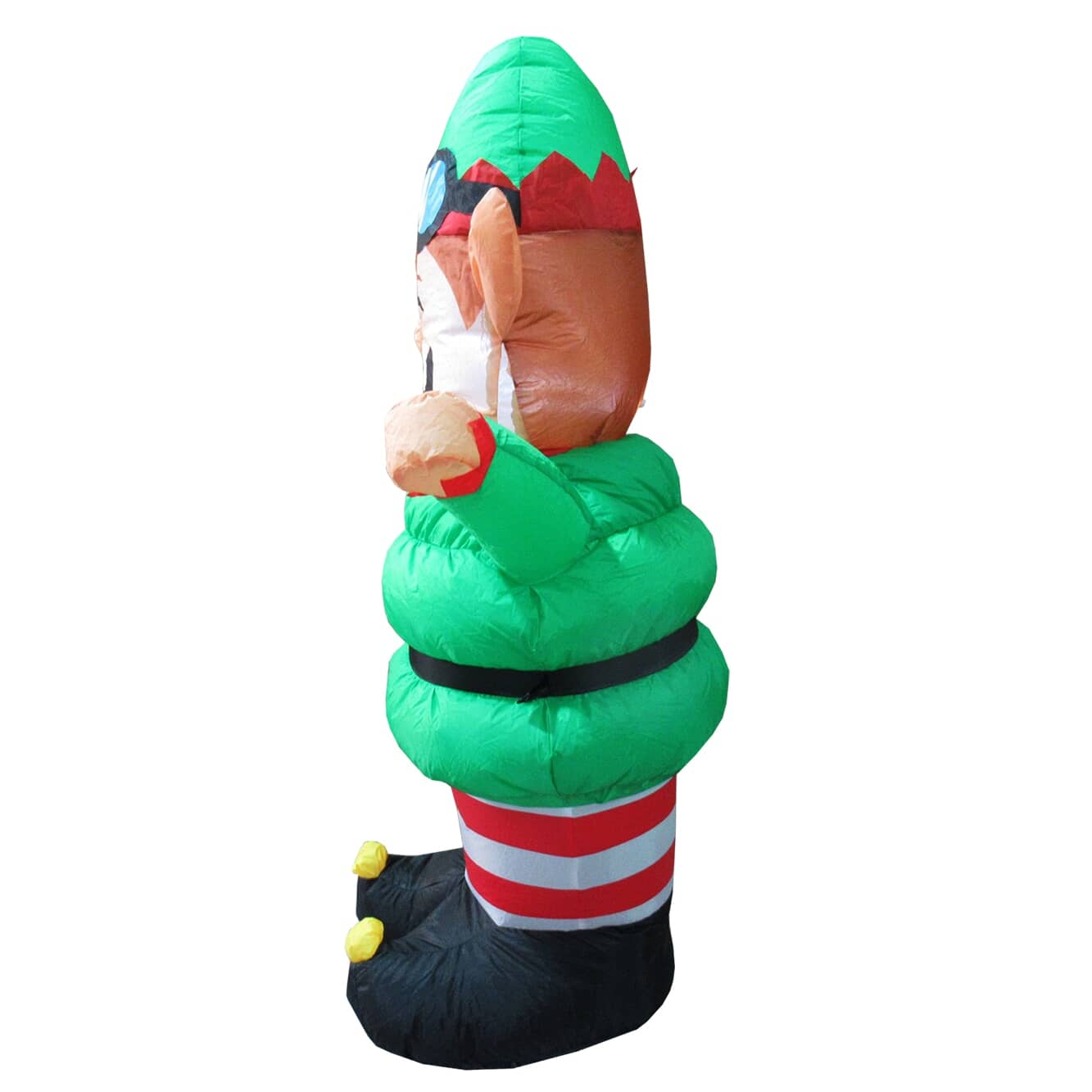 INSTYLE HOLIDAY 4' Lighted Puffy Elf Airblown Inflatable Figure | Home ...