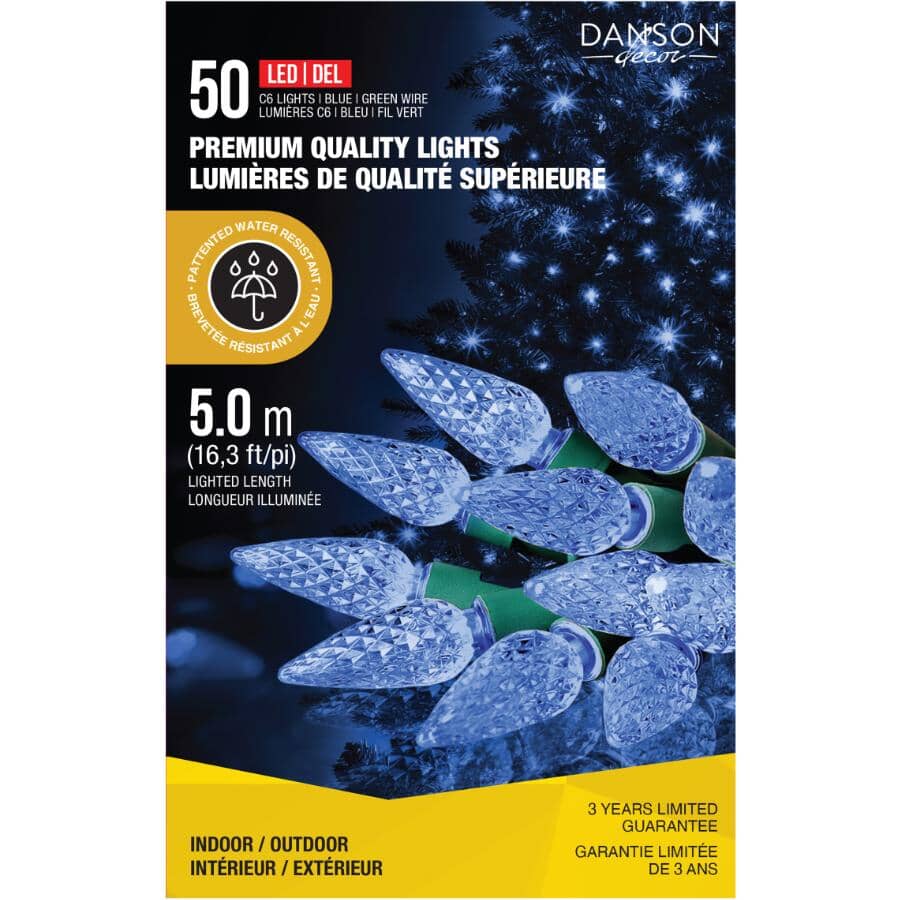 DANSON DECOR C6 Light Set with Green Wire | Home Hardware