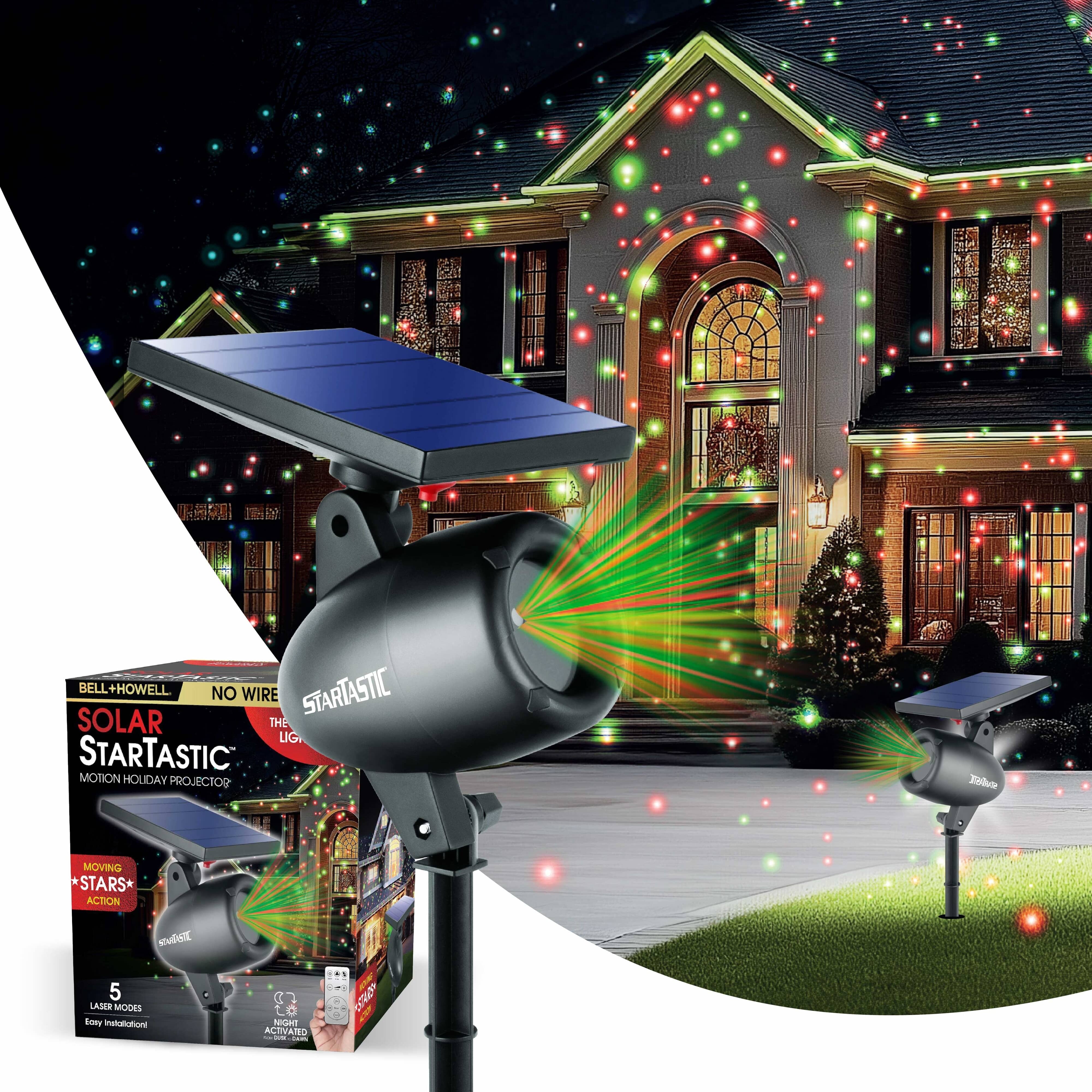 BELL & HOWELL Startastic Solar LED Laser Projector | Home Hardware