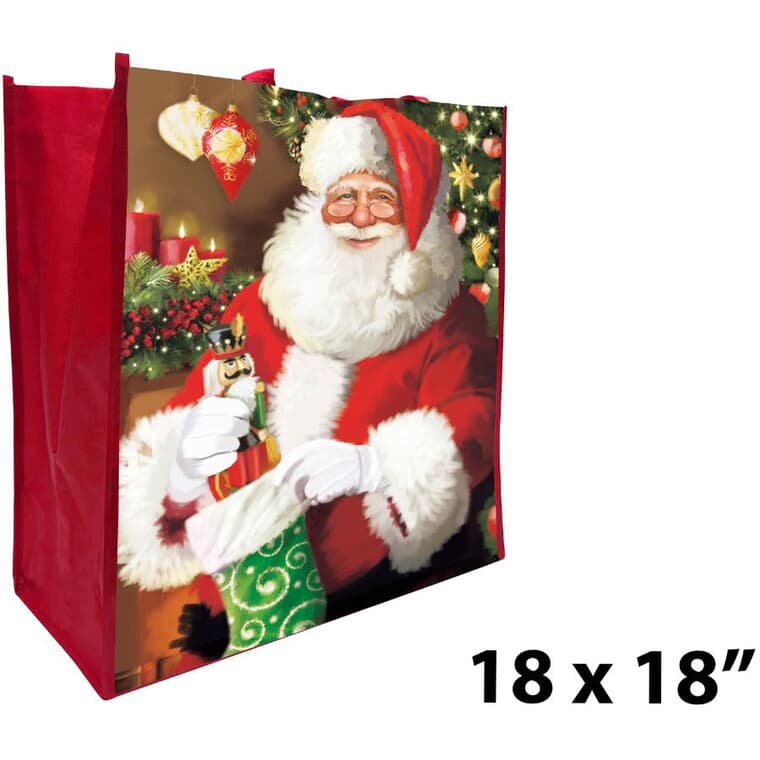 18" x 18" Reusable Christmas Tote Bag