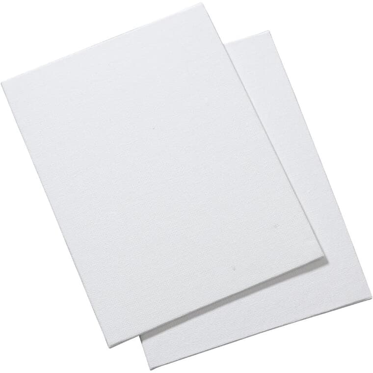 Artist Paint Canvas - White, 6" x 8", 2 Pack