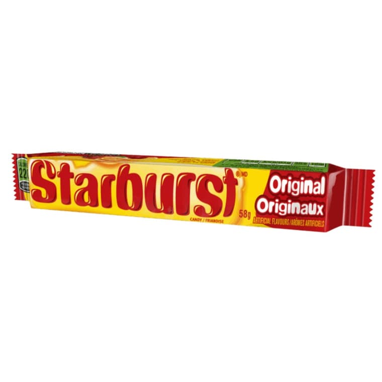Bonbons Starbust Original aux fruits, 58 g