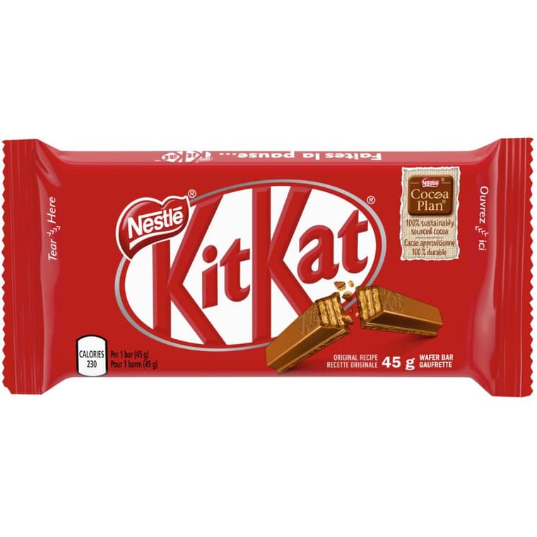 Tablette de chocolat Kit Kat, 45 g