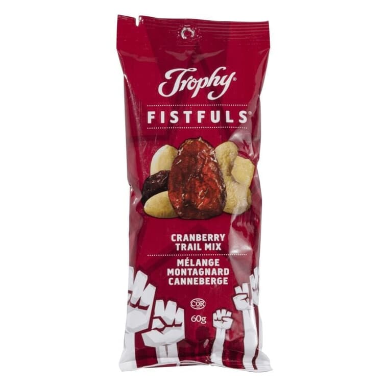 Fistfuls Cranberry Trail Mix - 60 g
