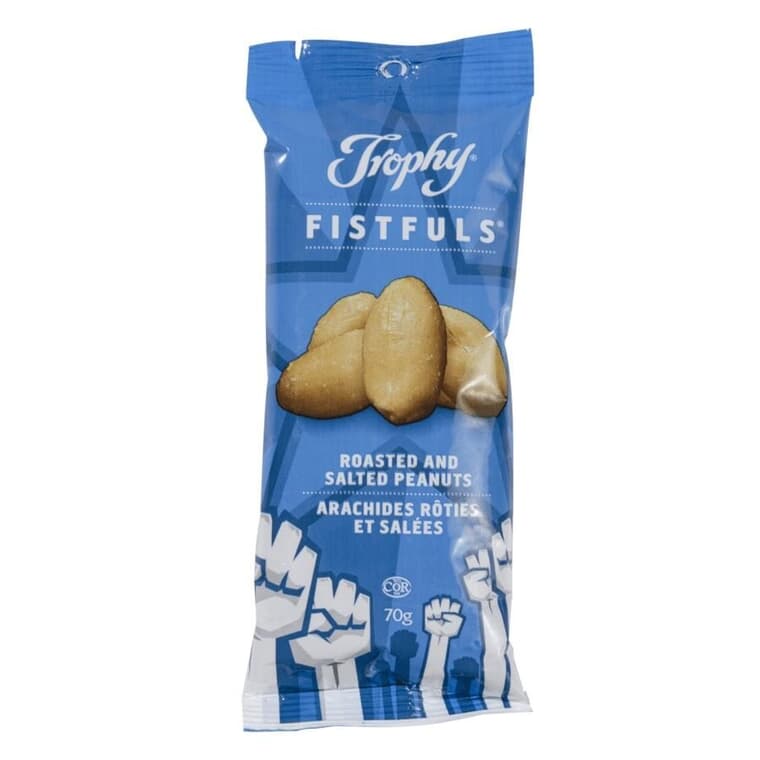 Fistfuls Roasted & Salted Peanuts - 70 g