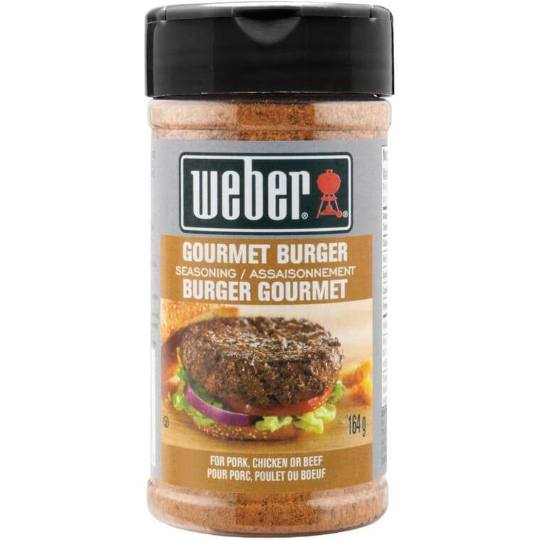Assaisonnement à saupoudrer pour hamburger gourmet, 164 g