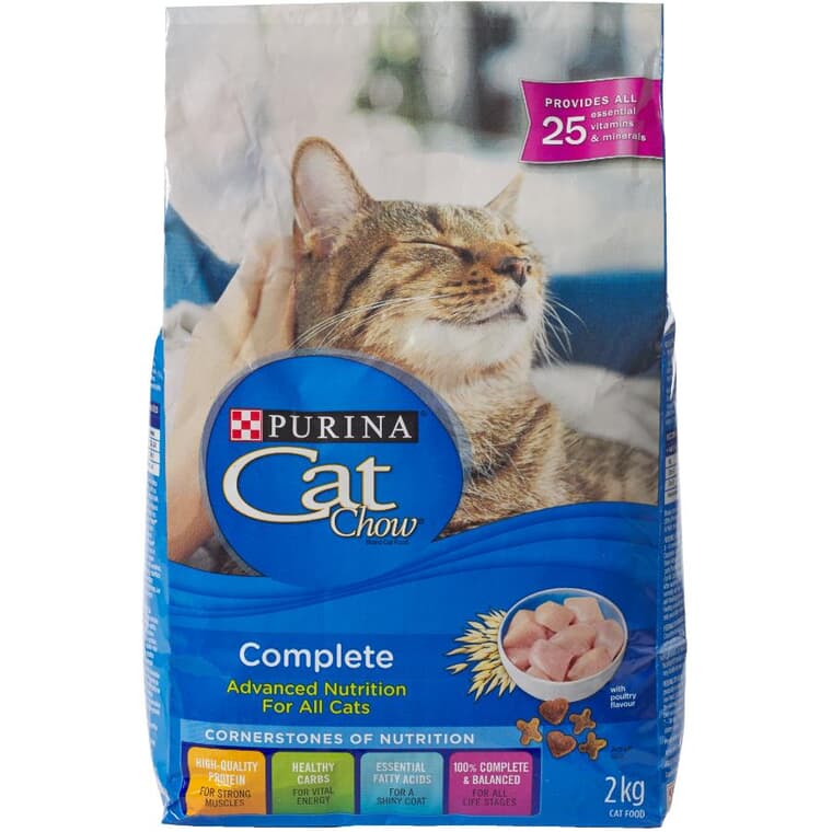 Cat Chow Complete Dry Cat Food - for All Cats, 2 kg