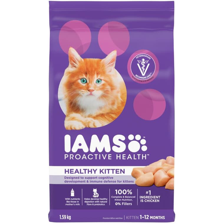 Nourriture sèche pour chats Proactive Health, chaton en santé, 1,59 kg