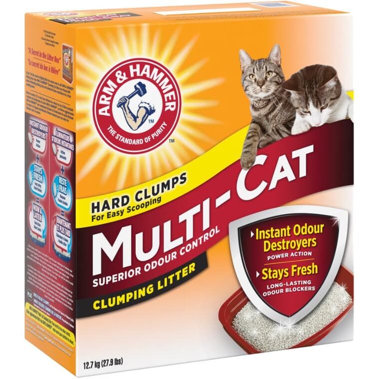 Multi Cat Clumping Litter - Superior Odour Control, 12.7 kg