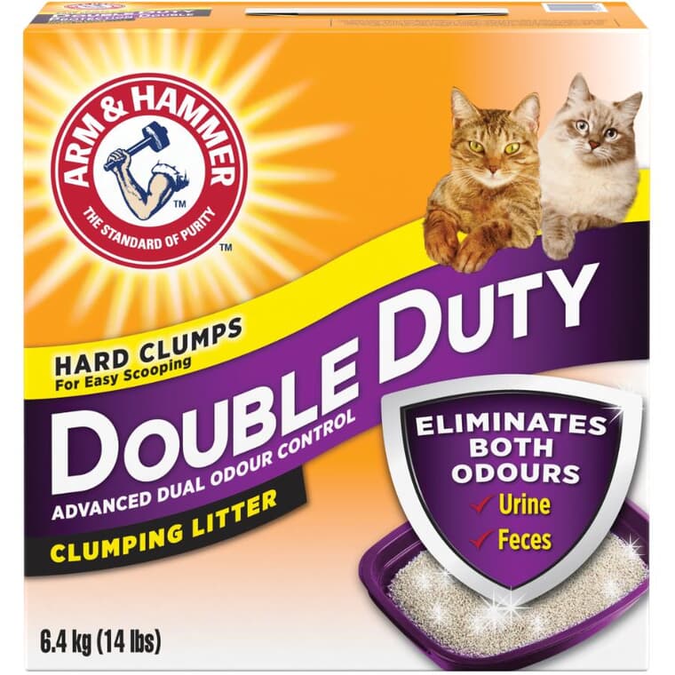 Double Duty Clumping Cat Litter - 6.4 kg