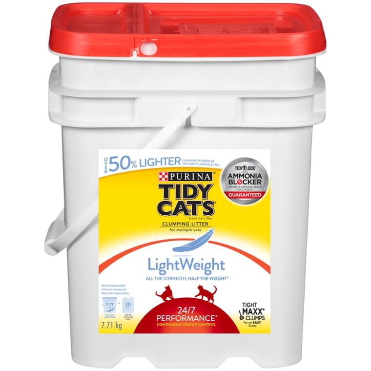 Tidy Cats Clumping Cat Litter - Lightweight 24/7 Performance, 7.71 kg