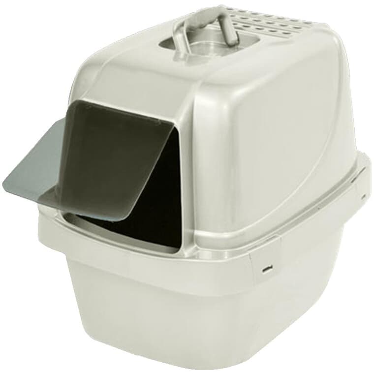 Cat Litter Box - with Large Hood & Flap