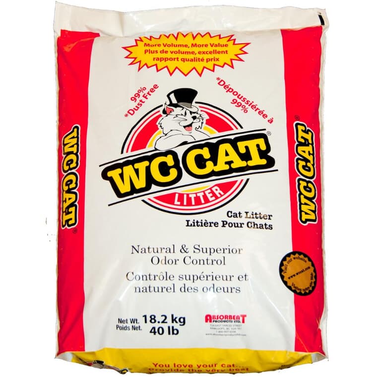 WC Cat Litter - Odour Control, 18.2 kg