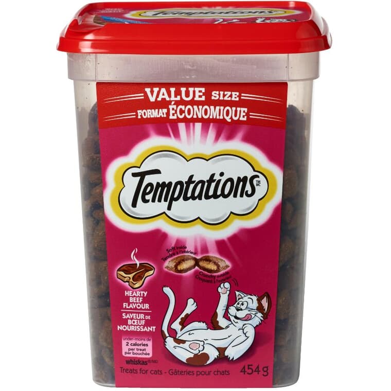 Temptations Cat Treats - Beef, 454 g
