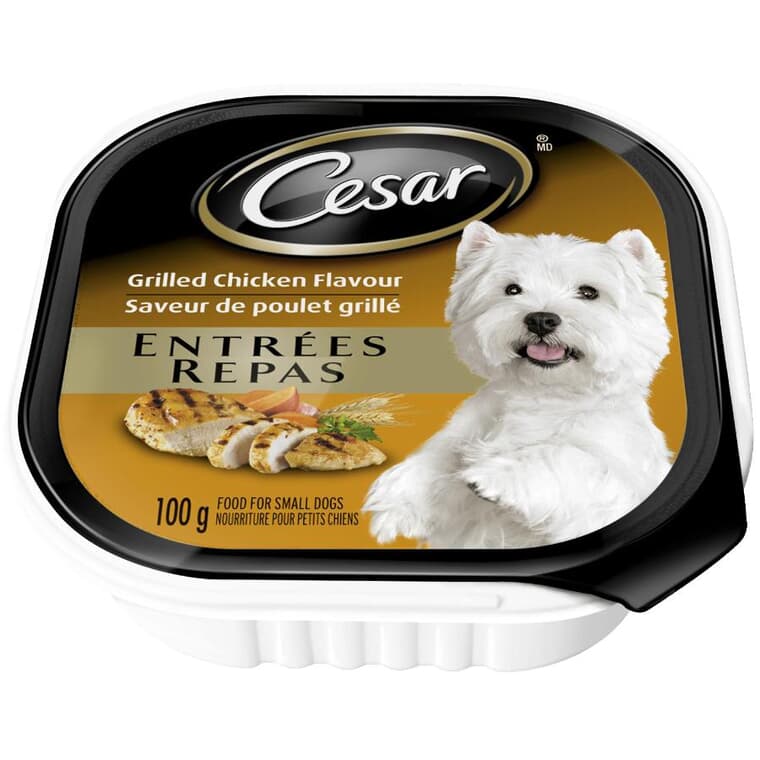 Entrées Wet Small Dog Food - Grilled Chicken, 100 g