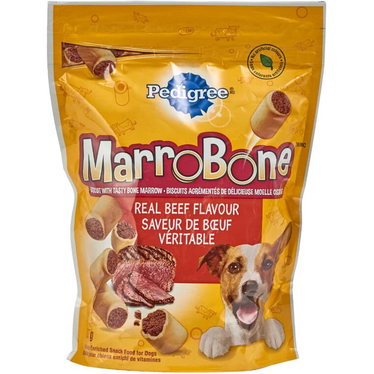 Biscuits MarroBone pour chiens, saveur de vrai boeuf, 737 g