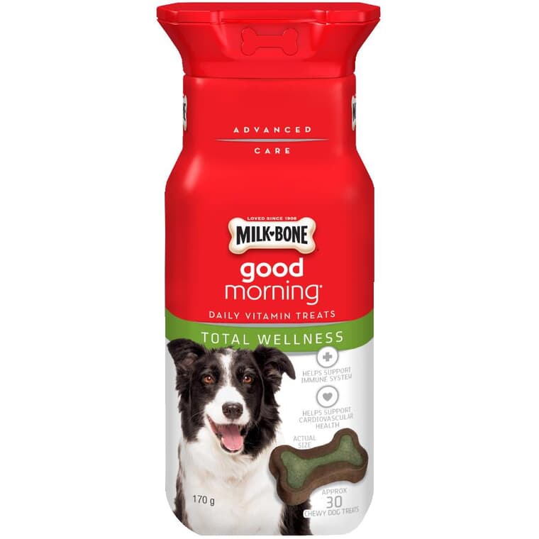 Good Morning Daily Vitamin Dog Treats - Total Wellness, 170 g