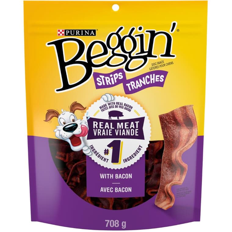 Beggin' Strips Dog Treats - Bacon Flavour, 708 g