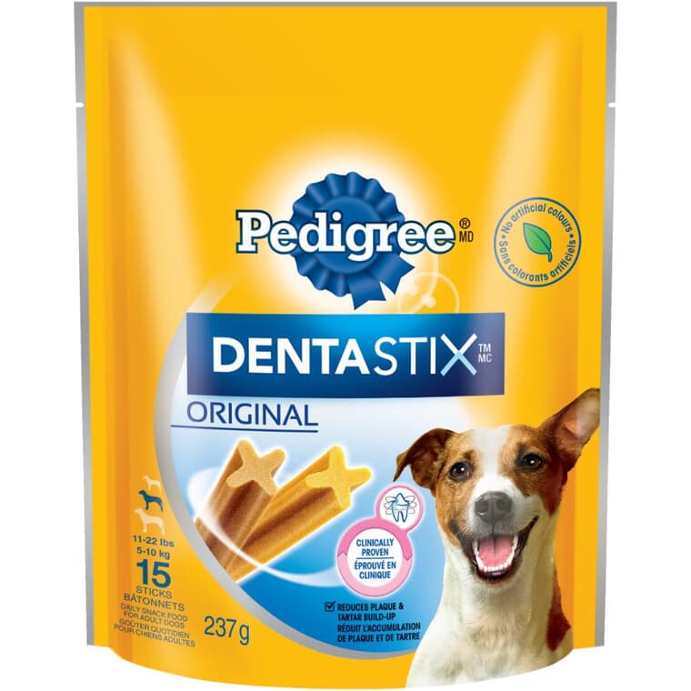 Paquet de 15 friandises Denta Stix pour petit chien