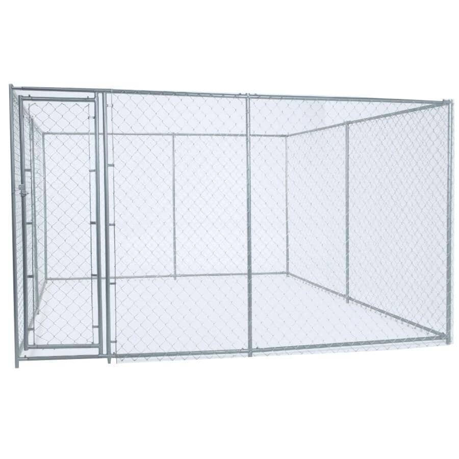 TAIL WAGGER'S CHOICE:2 in 1 Chain Link Dog Kennel