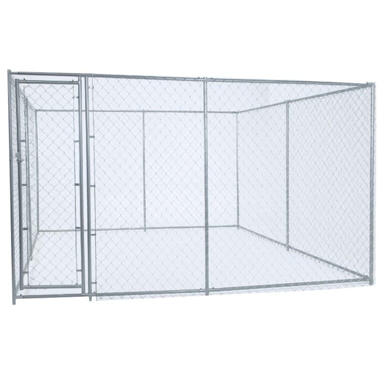 2 in 1 Chain Link Dog Kennel