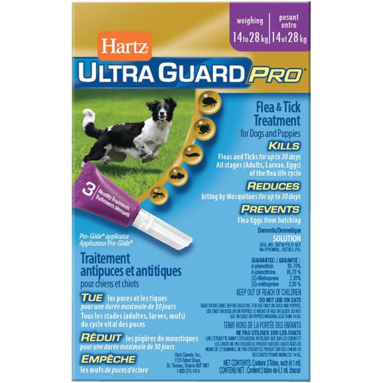 Ultra Guard Pro Flea & Tick Drop Treatment - for Dogs & Puppies 14 kg - 28 kg