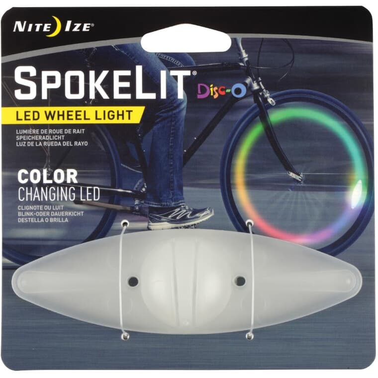 LED SpokeLit Disc-O Bike Light