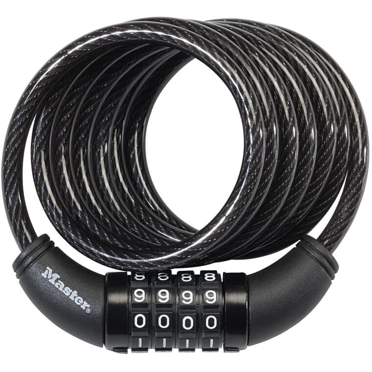 6' Set-Your-Own Combination Cable Bike Lock