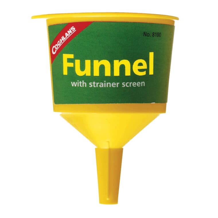 Plastic Funnel - with Strainer Screen