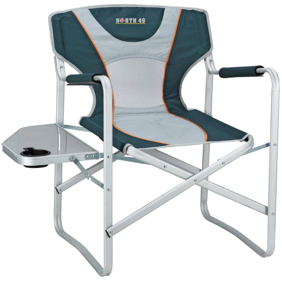 with Side Table Aluminum Directors Camping Chair 