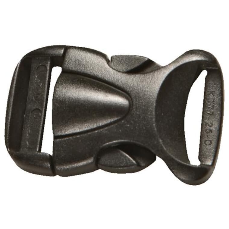 2 Pack 1" Black Quick Release Buckles