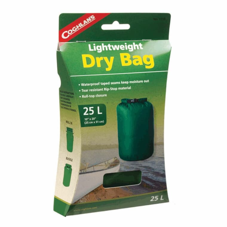 25L Green Lightweight Dry Bag