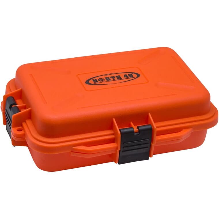 10" x 7" x 3.25" Orange Dry Storage Box