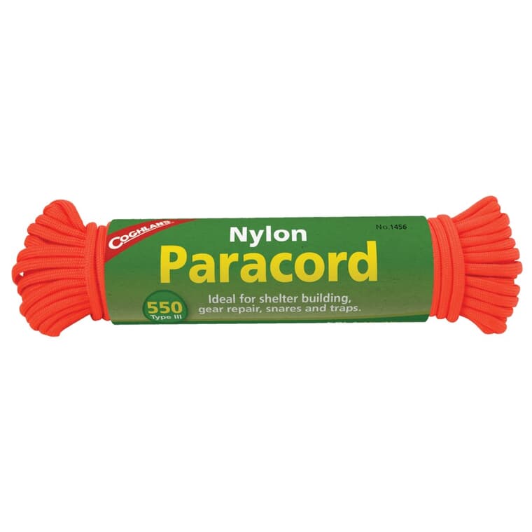 Paracord 50' Neon Orange