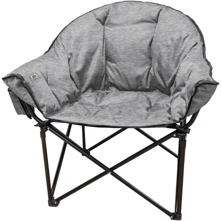 Chaise de camping Lazy Bear pour adultes, gris chiné