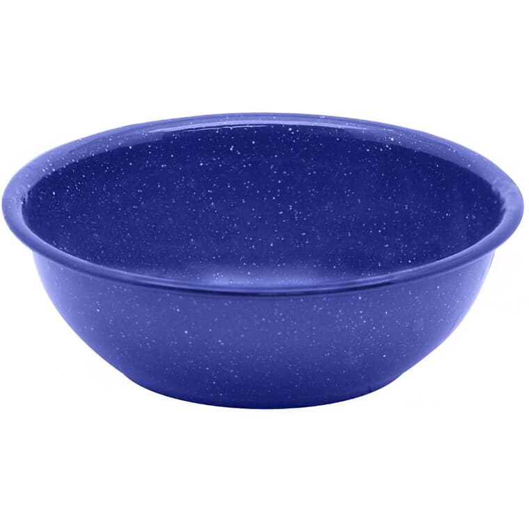 World Famous 6 Blue Enamel Bowl