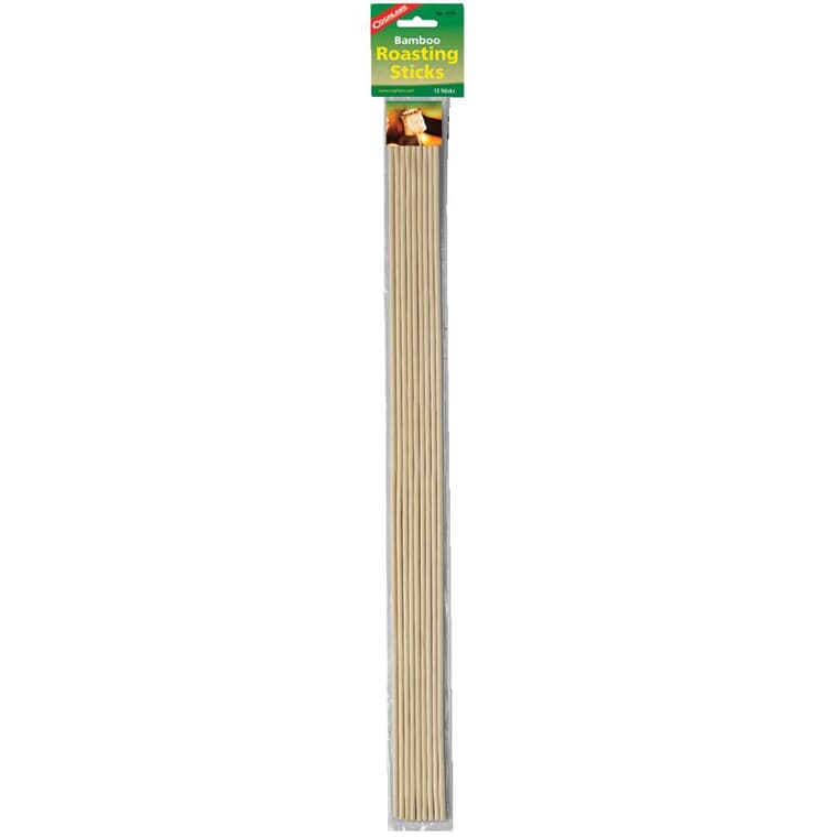 Paquet de 12 bâtonnets en bambou pour rôtir