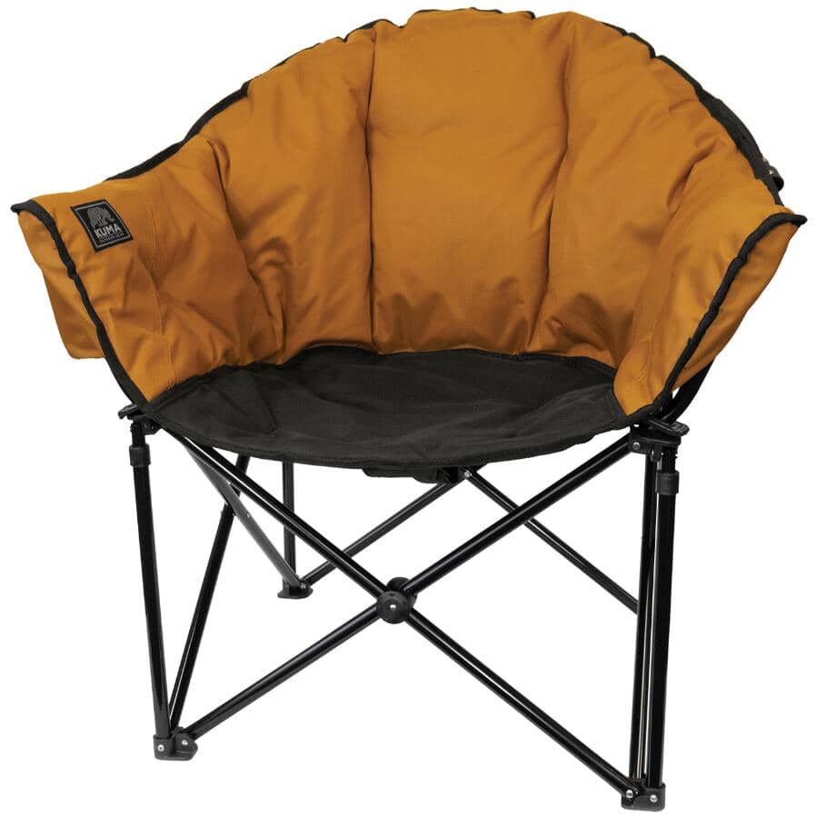 <kumakarooooooon> KUMA OUTDOOR GEAR Sierra / Black Adult Lazy Bear Camping Chair