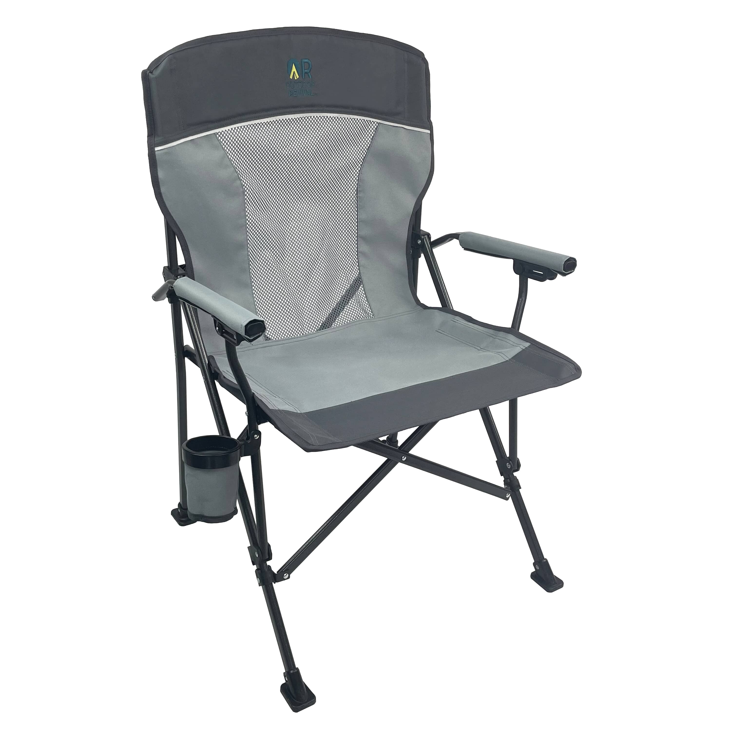 NEIGHBORHOOD アウトドアチェア Z222MYN-AC10 グレー OUTDOOR REVIVAL Folding Vented Hardarm Camping Chair | Home Hardware