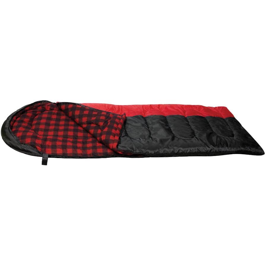 NORTH 49 Toasty Rectangular Sleeping Bag with Hood | Home Hardware