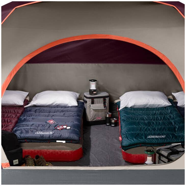 Système De Literie Coleman Quickbedding Pour Matelas Double/queen - Polaire Et Drap, Vert Camping