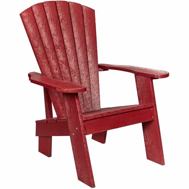 CAPTERRA Red Rock Recycled Plastic Adirondack Chair Home Hardware