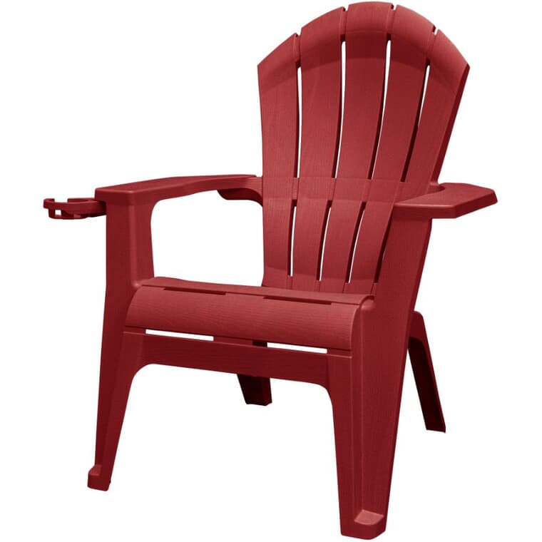 Deluxe Adirondack Chair with Cup Holder - Merlot