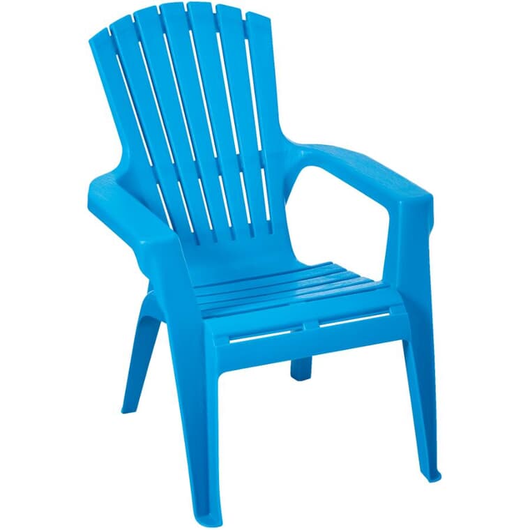 Child's Resin Adirondack Chair - Pool Blue