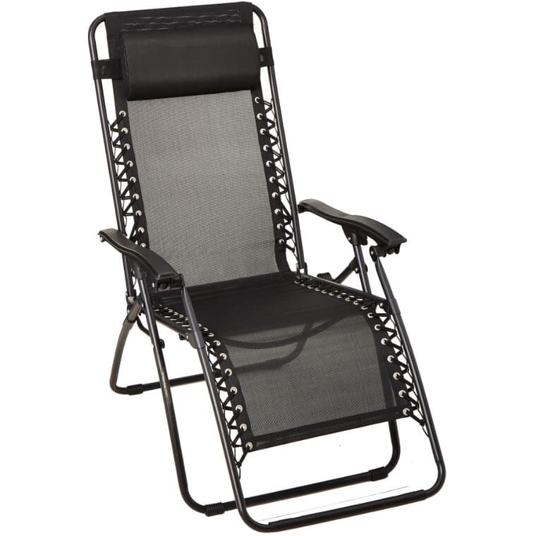 Textilene Zero Gravity Chair - Black