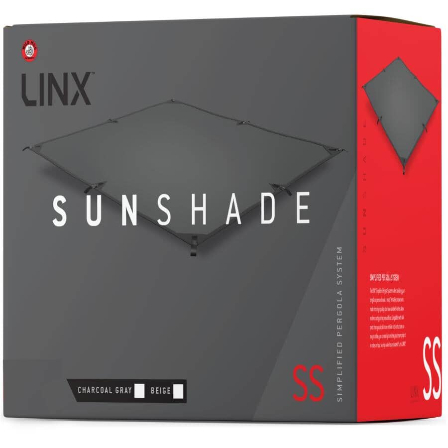 LINX 8' x 8' Grey Pergola Sunshade | Home Hardware
