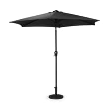 INSTYLE OUTDOOR 9' Cherry Red Tilt and Crank Market Umbrella