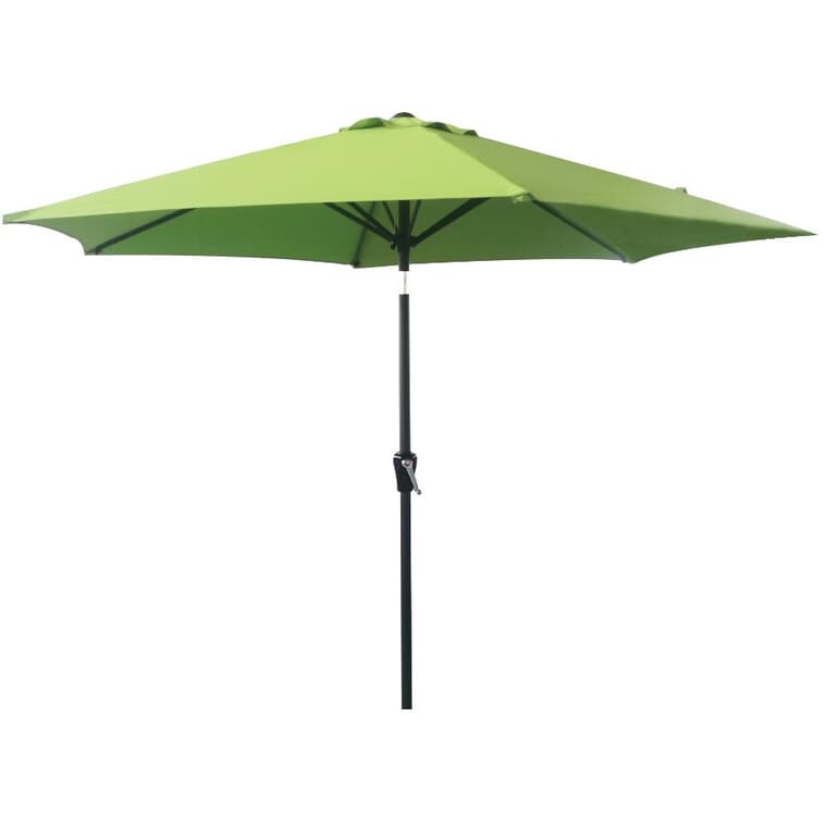 9' Greenery Tilt and Crank Market Umbrella